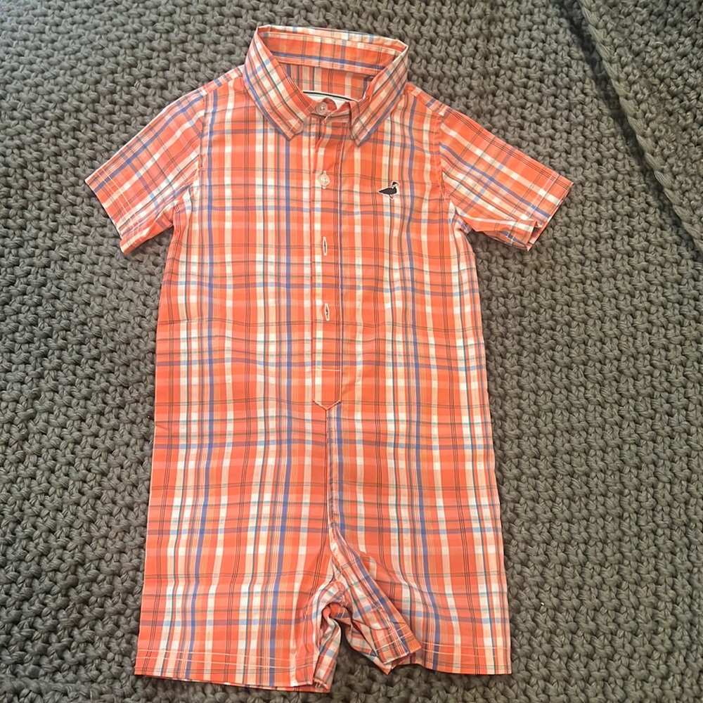 Properly Tied Boys Romper